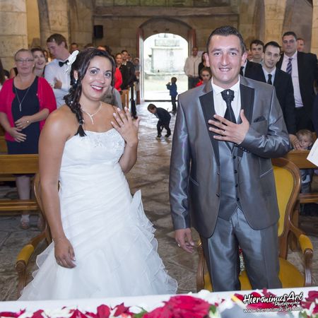 Mariage alliances Finistere sourire des maries